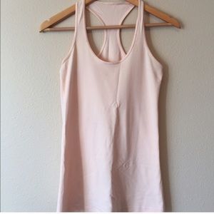 Pink Lulu Razorback Tank